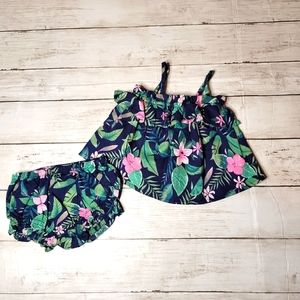Old Navy Tropical Sunsuit 0-3m
